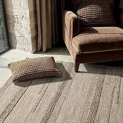 Uldtæppe - Almaty (beige)