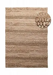 Uldtæppe - Almaty (lysebrun)