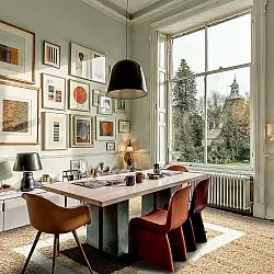 Ryatæpper - Alsace (beige/hvid/brun)