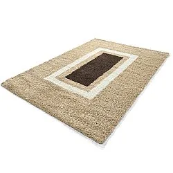 Ryatæpper - Alsace (beige/hvid/brun)