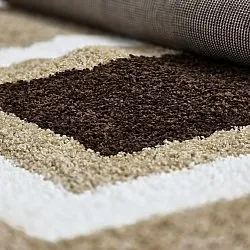 Ryatæpper - Alsace (beige/hvid/brun)