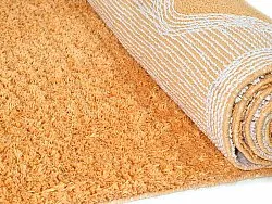 Ryatæpper - Amira Natural Cotton Shaggy (orange/pink)