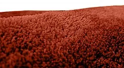 Runde tæpper - Aranga Super Soft Fur (rød)