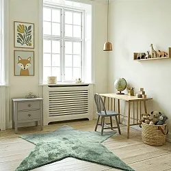 Børnetæppe - Aranga Super Soft Star (grøn)