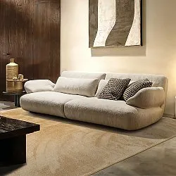 Ryatæpper - Aranga Super Soft Fur (mørk beige)