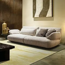 Ryatæpper - Aranga Super Soft Fur (lysegul)