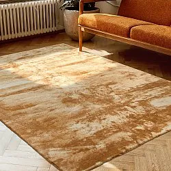 Ryatæpper - Aranga Super Soft Fur (lys orange)