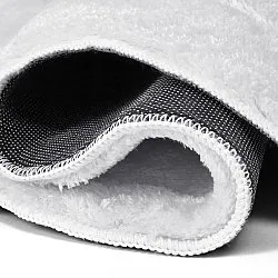 Bølget ryatæppe - Aranga Super Soft Fur (hvid)