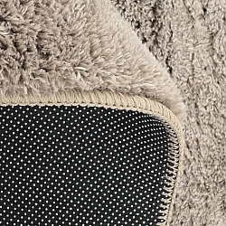Ovalt ryatæppe - Aranga Super Soft Fur (brun)
