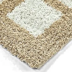 Ryatæpper - Asilah (beige/hvid)