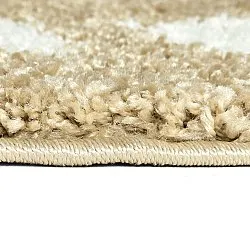 Ryatæpper - Asilah (beige/hvid)