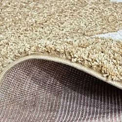 Ryatæpper - Asilah (beige/hvid)