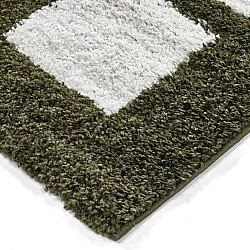 Ryatæpper - Asilah (grøn/hvid)