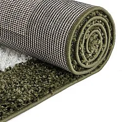 Ryatæpper - Asilah (grøn/hvid)