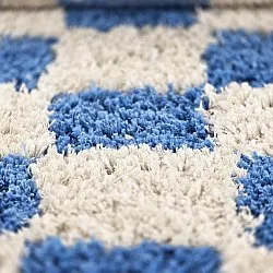 Ryatæpper - Atrani Natural Cotton Shaggy (blå)