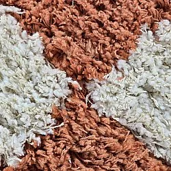 Ryatæpper - Atrani Natural Cotton Shaggy (orange)