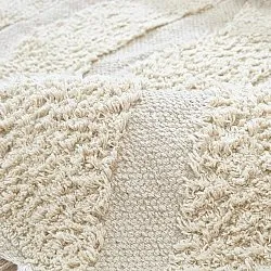 Ryatæpper - Callista Natural Cotton Shaggy (beige)