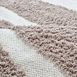 Ryatæpper - Callista Natural Cotton Shaggy (taupe)