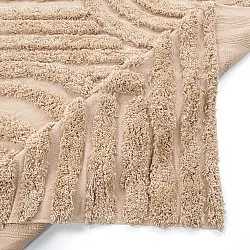 Ryatæpper - Cazorla Natural Cotton Shaggy (beige)