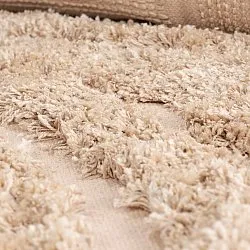 Ryatæpper - Cazorla Natural Cotton Shaggy (beige)