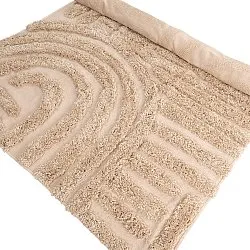 Ryatæpper - Cazorla Natural Cotton Shaggy (beige)