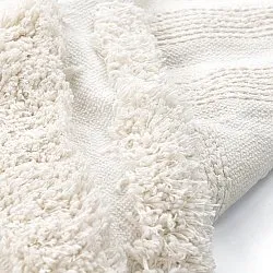 Ryatæpper - Cazorla Natural Cotton Shaggy (off-white)