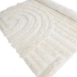 Ryatæpper - Cazorla Natural Cotton Shaggy (off-white)