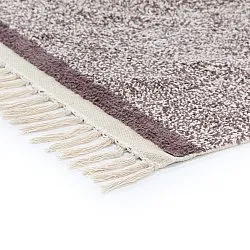Ryatæpper - Celina Natural Cotton Shaggy (beige/brun)