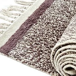 Ryatæpper - Celina Natural Cotton Shaggy (beige/brun)