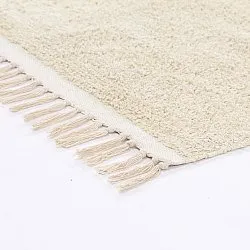 Ryatæpper - Celina Natural Cotton Shaggy (off white/beige)