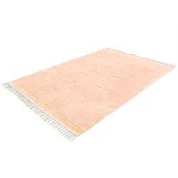 Ryatæpper - Celina Natural Cotton Shaggy (pink/beige)