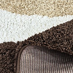 Ryatæpper - Chiniot (brun/beige/hvid)