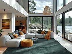 Ryatæpper - Cloud Super Soft (grøn)