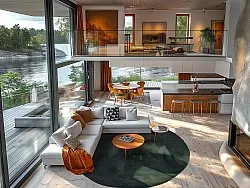 Runde tæpper - Cloud Super Soft (grøn)