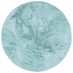 Runde tæpper - Cloud Super Soft (lyseblå)