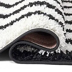 Ryatæpper - Cluny (hvid/sort)