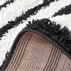 Ryatæpper - Cluny (hvid/sort)