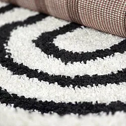 Ryatæpper - Cluny (hvid/sort)