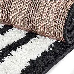 Ryatæpper - Cluny (hvid/sort)