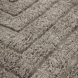 Runde tæpper - Conara Natural Cotton Shaggy (taupe)