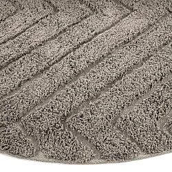 Runde tæpper - Conara Natural Cotton Shaggy (taupe)