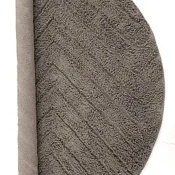 Runde tæpper - Conara Natural Cotton Shaggy (taupe)