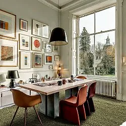 Ryatæpper - Conques (grøn/hvid)