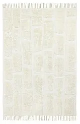 Ryatæpper - Cyrus Natural Cotton Shaggy (off-white)