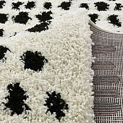 Ryatæpper - Dotty (sort/hvid)