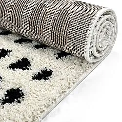 Ryatæpper - Dotty (sort/hvid)