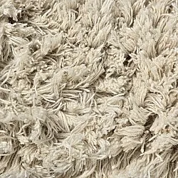 Ryatæpper - Fassale Hand Woven Wool Shaggy (fløde)