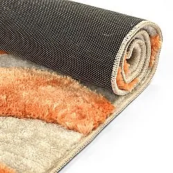 Ryatæpper - Fergana (creme/orange)