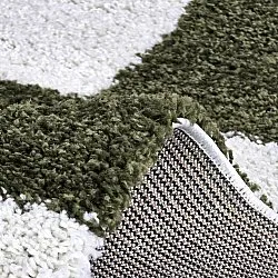 Ryatæpper - Gordes (grøn/hvid)