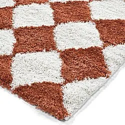 Ryatæpper - Albi (hvid/orange)